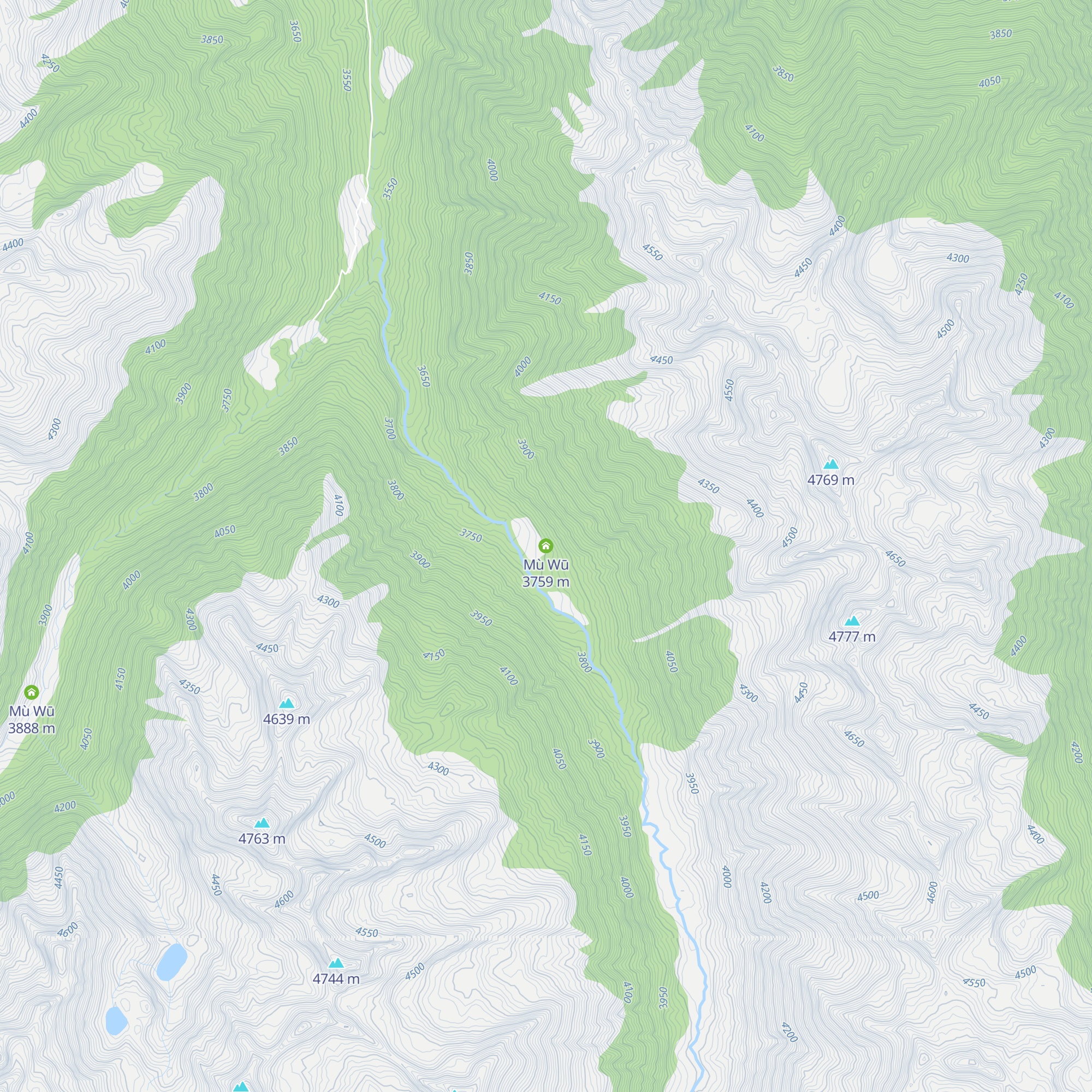 Mù Wū map