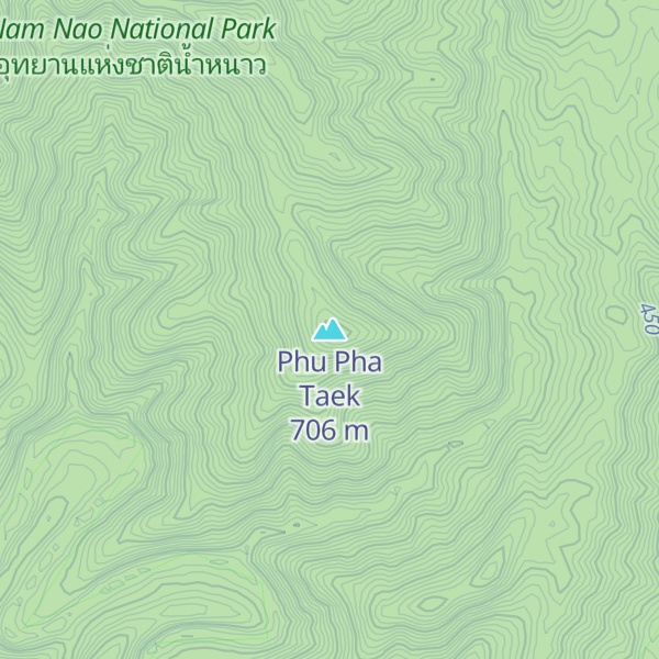 Map of Phu Pha Taek