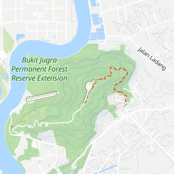 Map of Bukit Jugra
