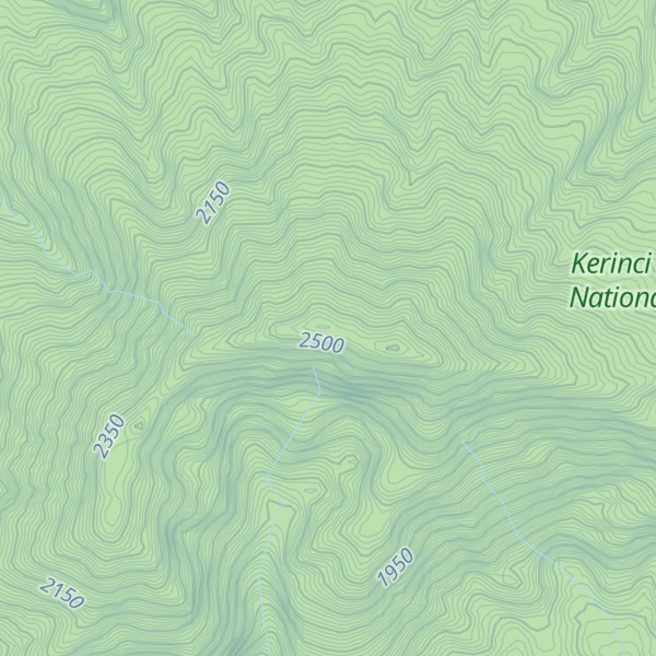Map of Gunung Raya