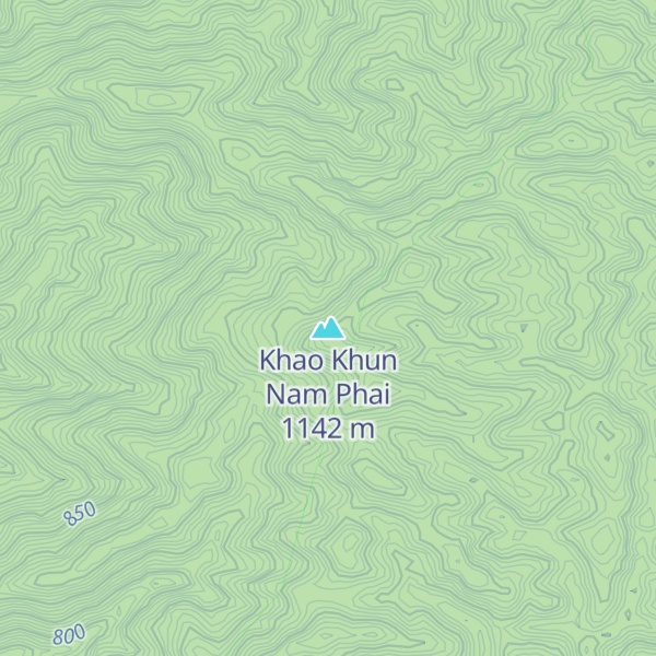 Map of Khao Khun Nam Phai