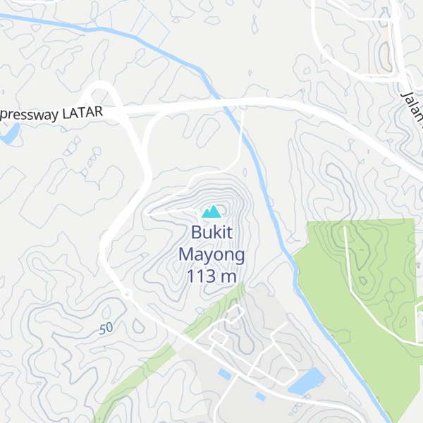Map of Bukit Mayong