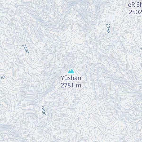 Map of Yǔshān