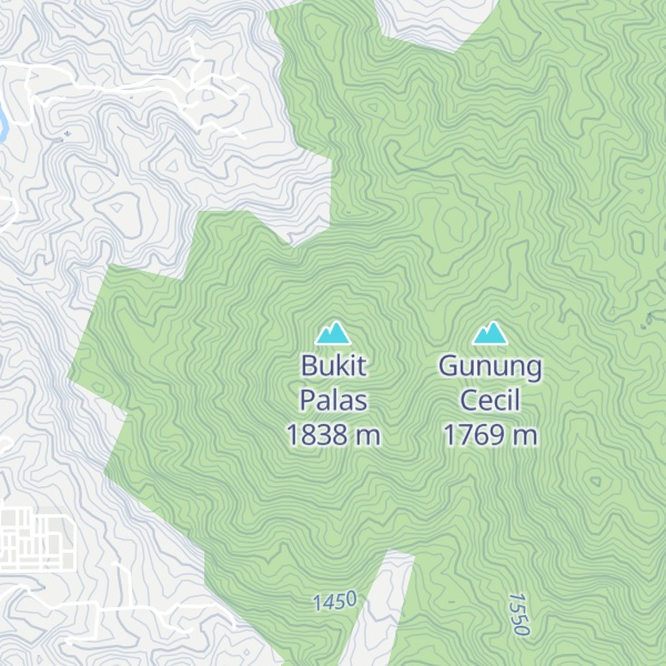 Map of Bukit Palas
