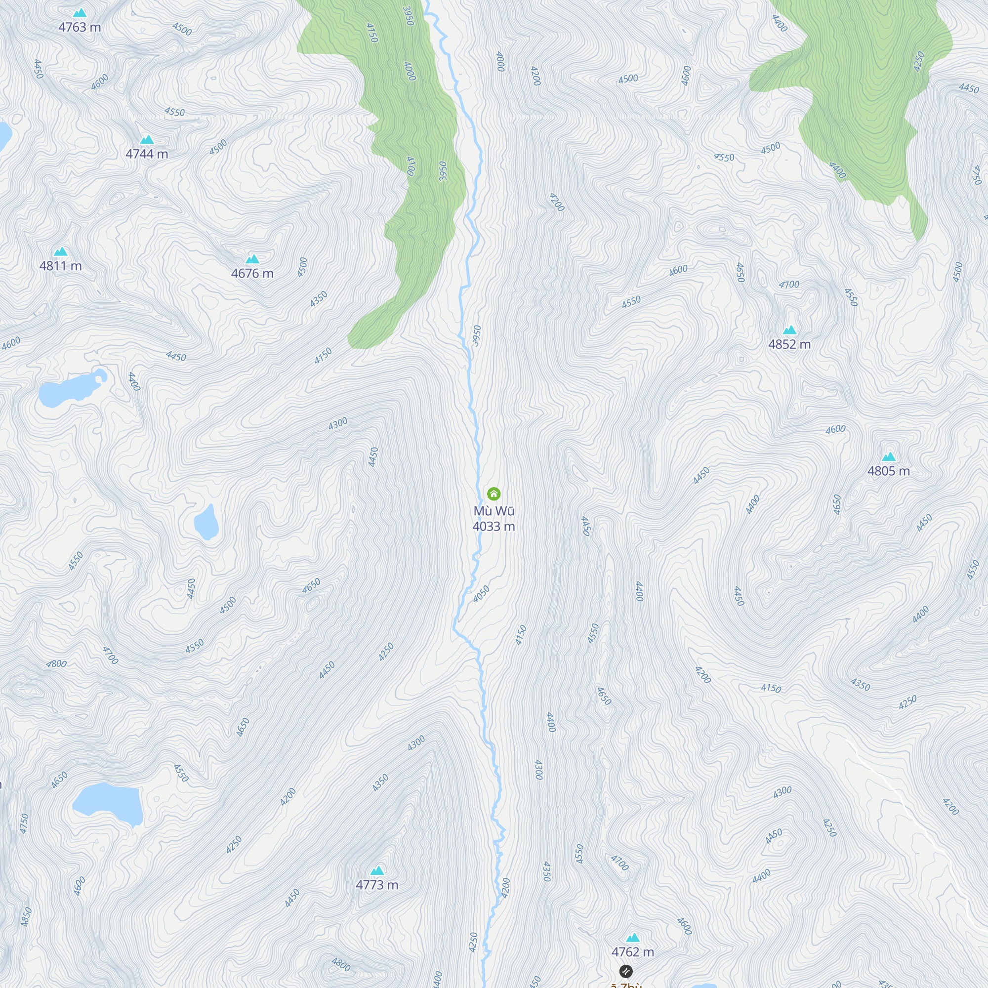 Mù Wū map