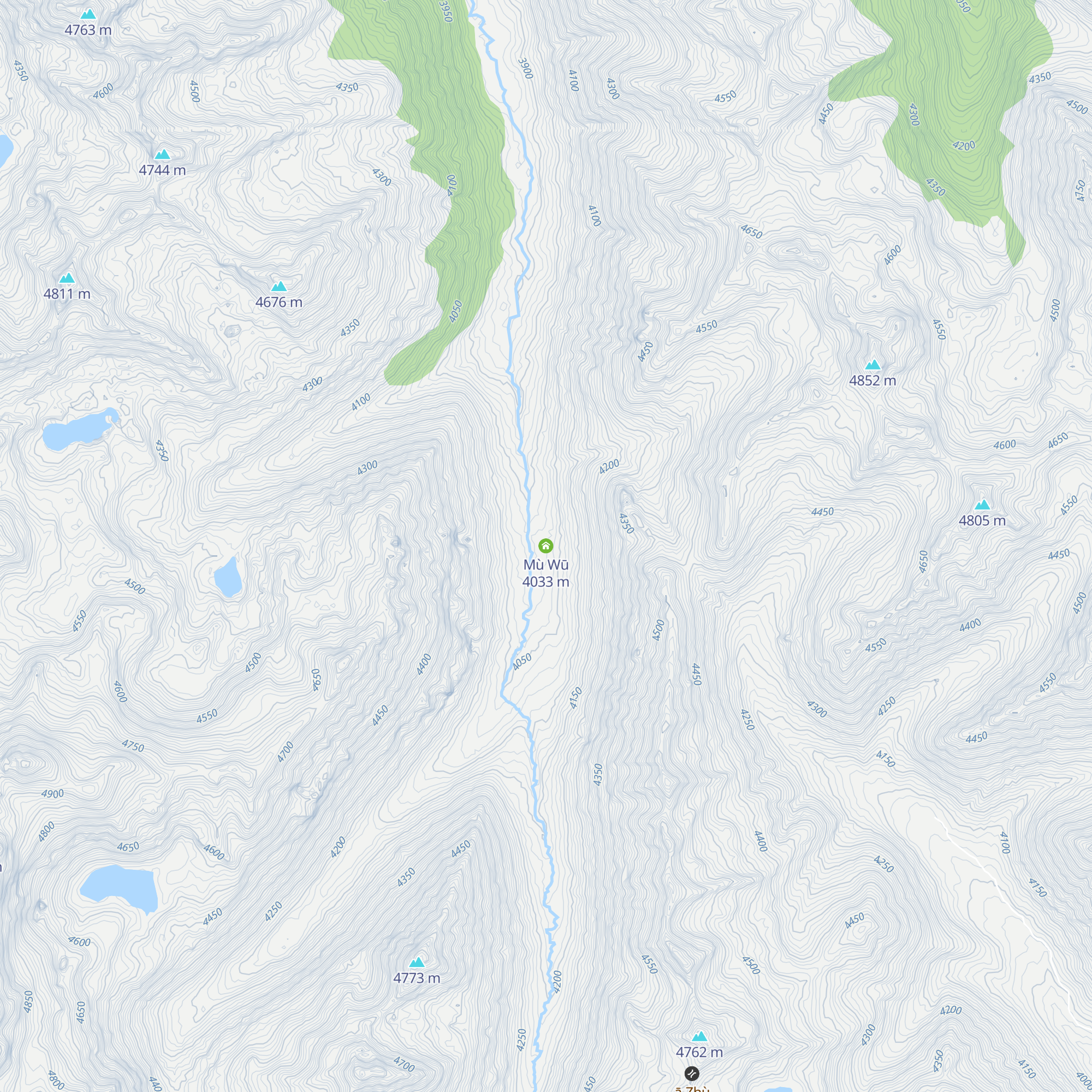 Mù Wū map
