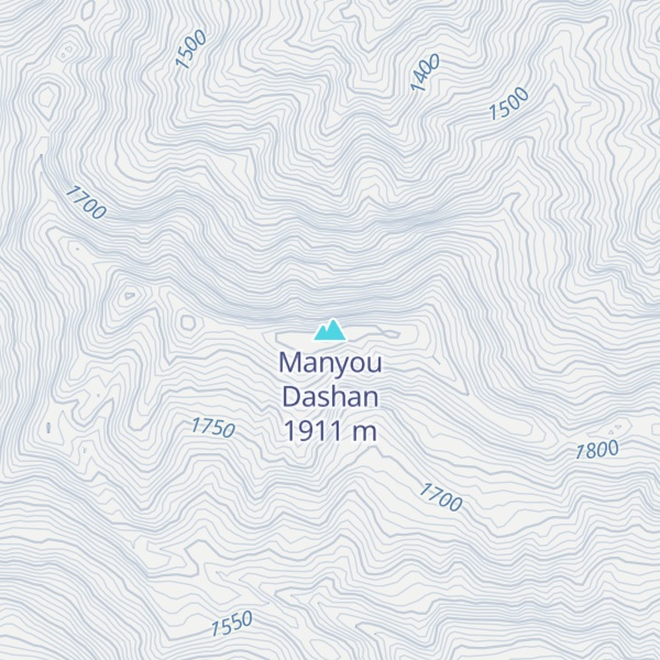 Map of Manyou Dashan