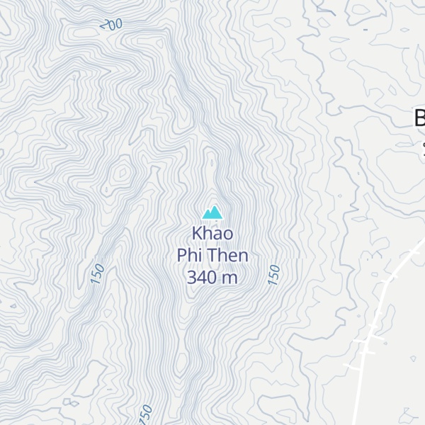 Map of Khao Phi Then