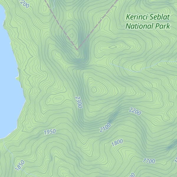 Map of Gunung Hulu Kemarau