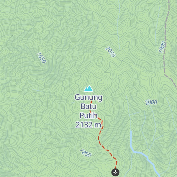 Map of Gunung Batu Putih