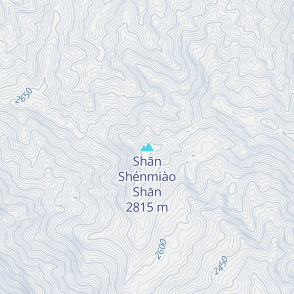 Map of Shān Shénmiào Shān