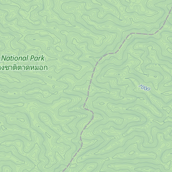 Map of Khao Pae Pan Nam