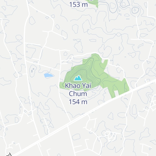 Map of Khao Yai Chum