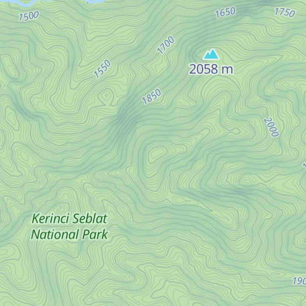 Map of Gunung Gaijunan