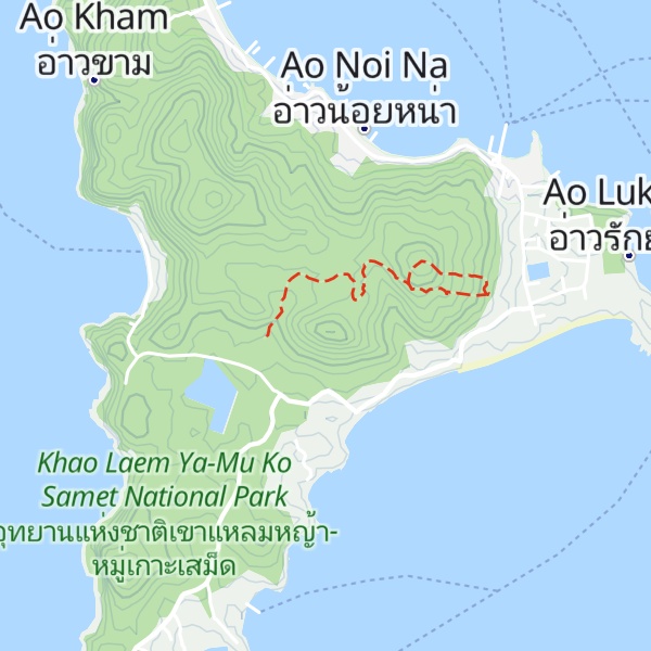 Map of Khao Phra Chedi