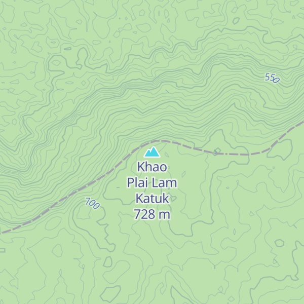 Map of Khao Plai Lam Katuk