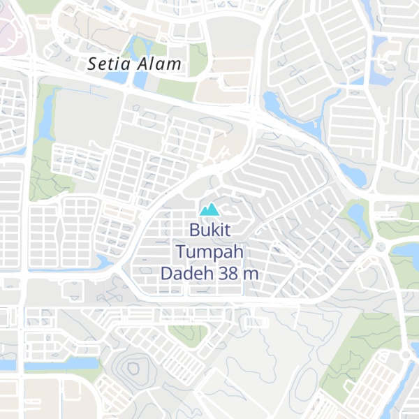 Map of Bukit Tumpah Dadeh