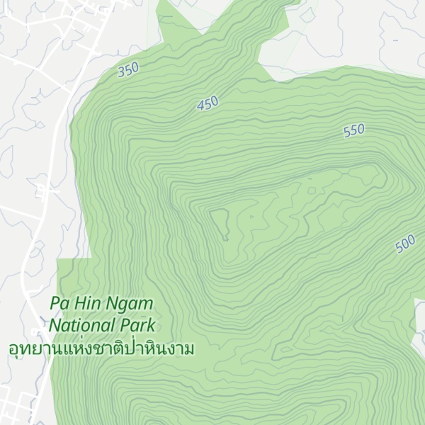 Map of Khao Chom Doi