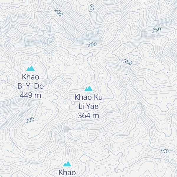 Map of Khao Ku Li Yae