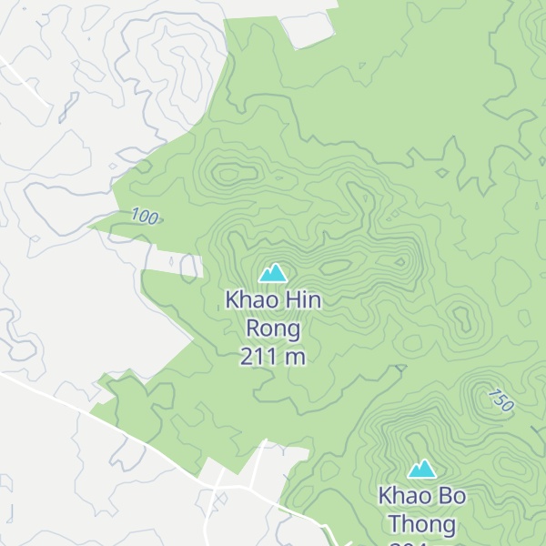 Map of Khao Hin Rong