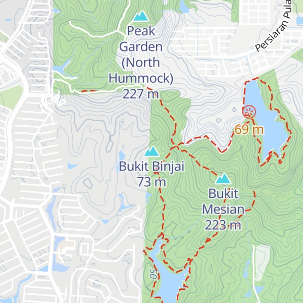 Map of Bukit Binjai
