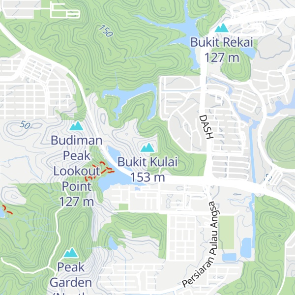 Map of Bukit Kulai