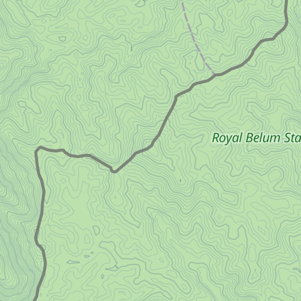 Map of Gunong Ulu Makar