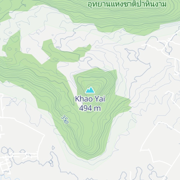 Map of Khao Yai