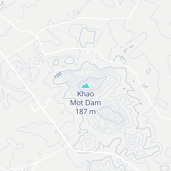 Map of Khao Mot Dam