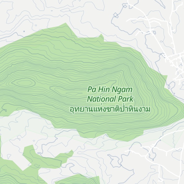 Map of Khao Nam Lang