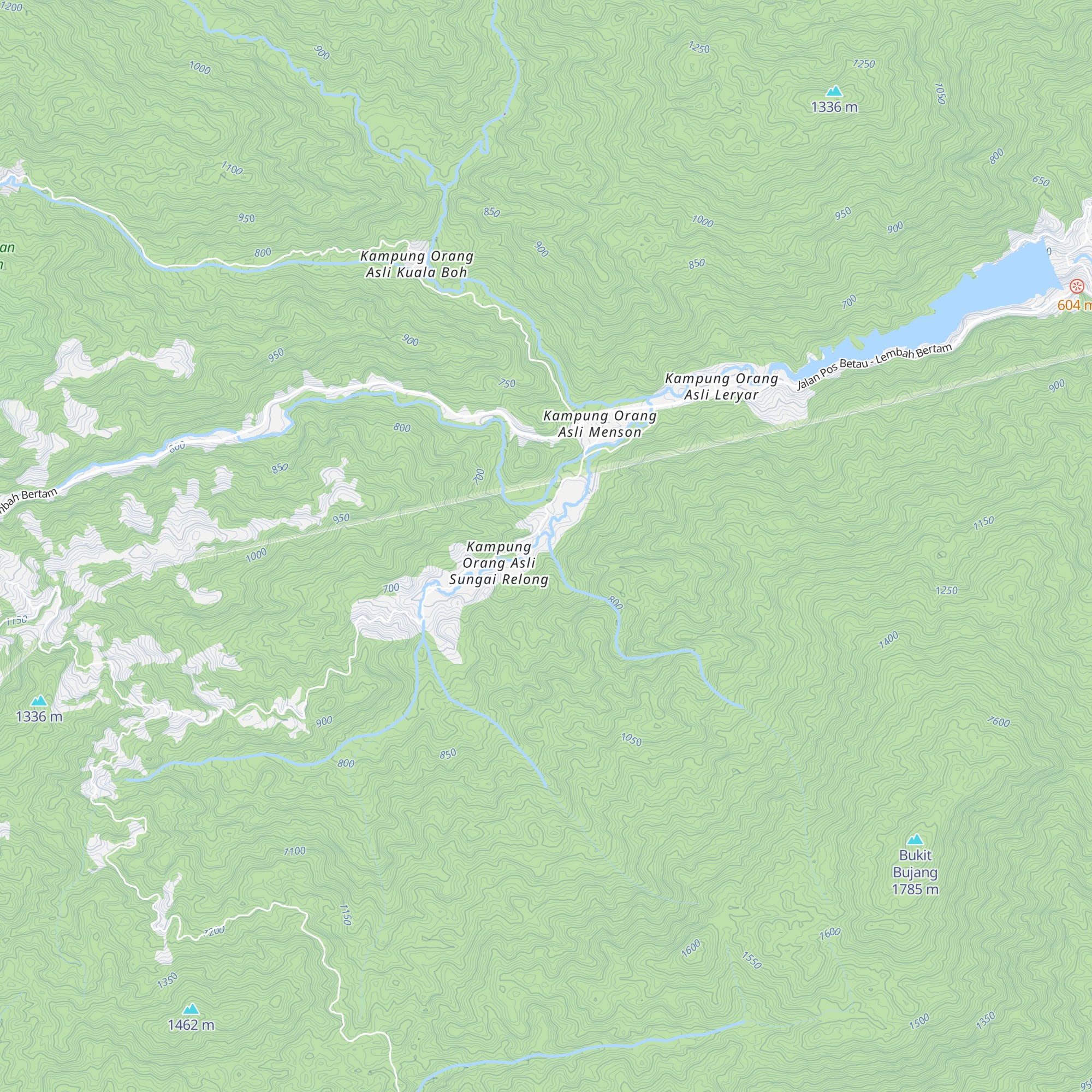 Rainforest Inn map