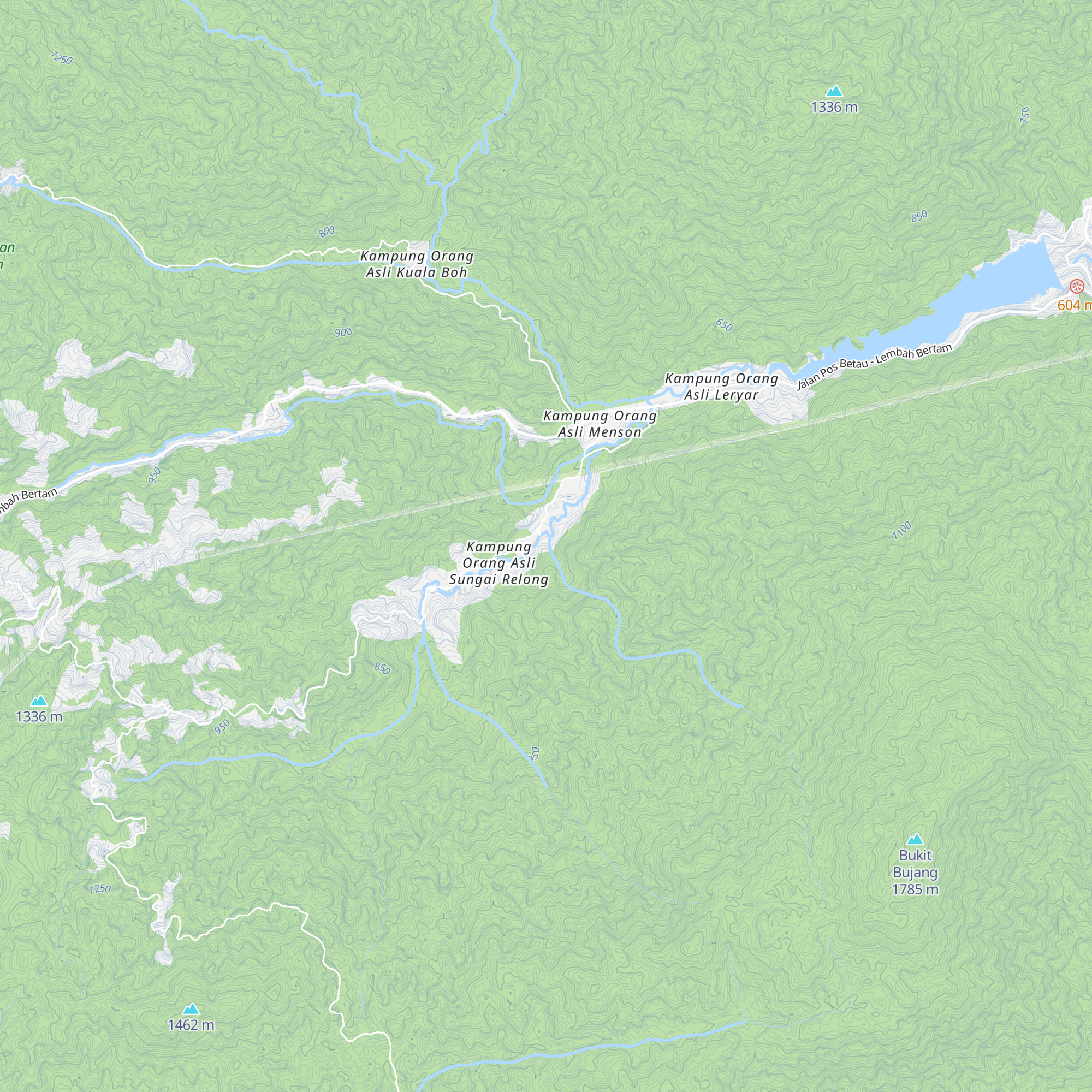 Rainforest Inn map