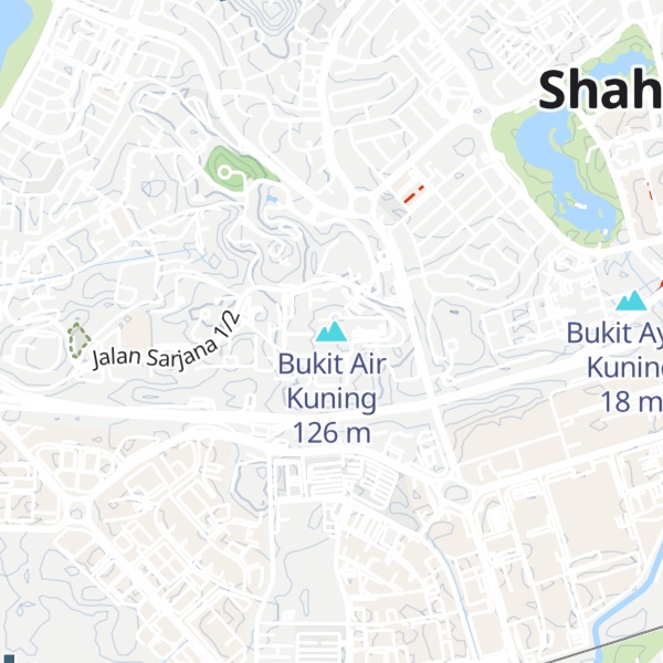Map of Bukit Air Kuning