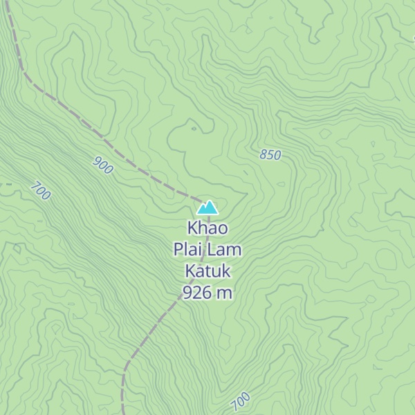 Map of Khao Plai Lam Katuk