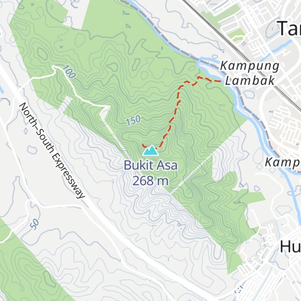 Map of Bukit Asa