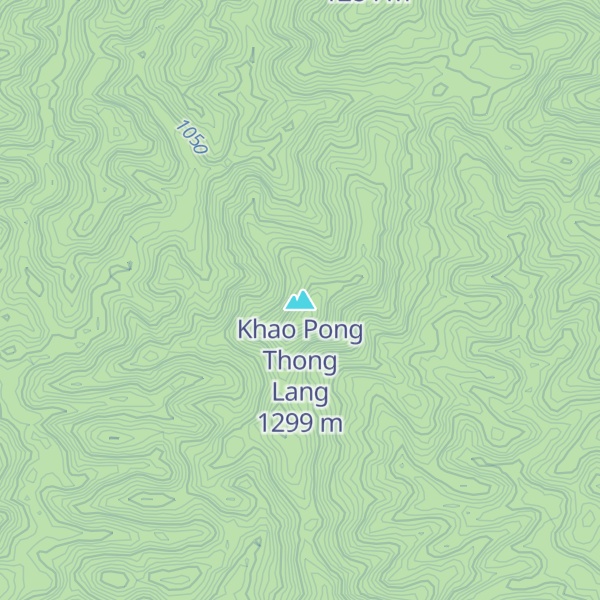 Map of Khao Pong Thong Lang