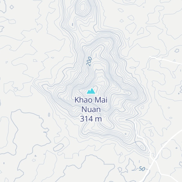Map of Khao Mai Nuan