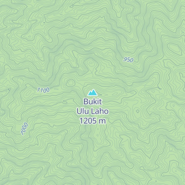 Map of Bukit Ulu Laho