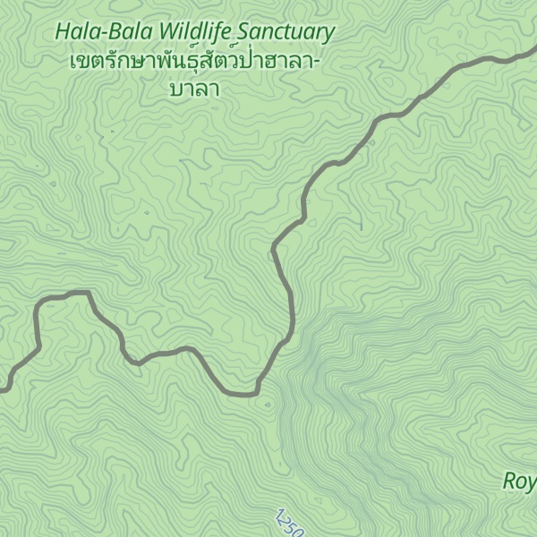 Map of Kunung Hulu Mara