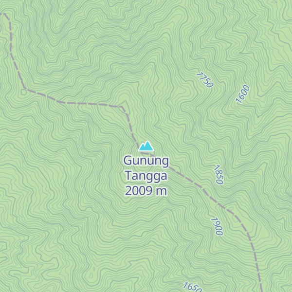 Map of Gunung Tangga