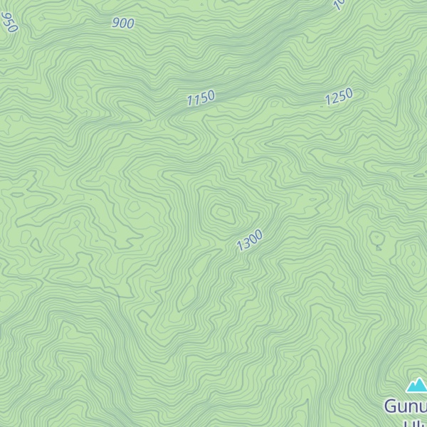 Map of Gunong Ulu Kebeng