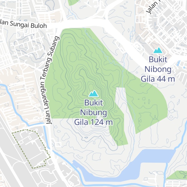 Map of Bukit Nibung Gila