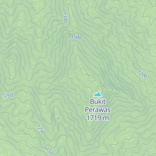 Map of Bukit Ulu Perges