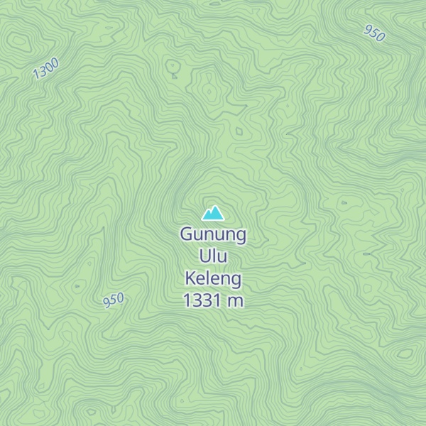 Map of Gunung Ulu Keleng