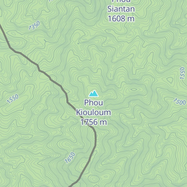 Map of Phou Kiouloum