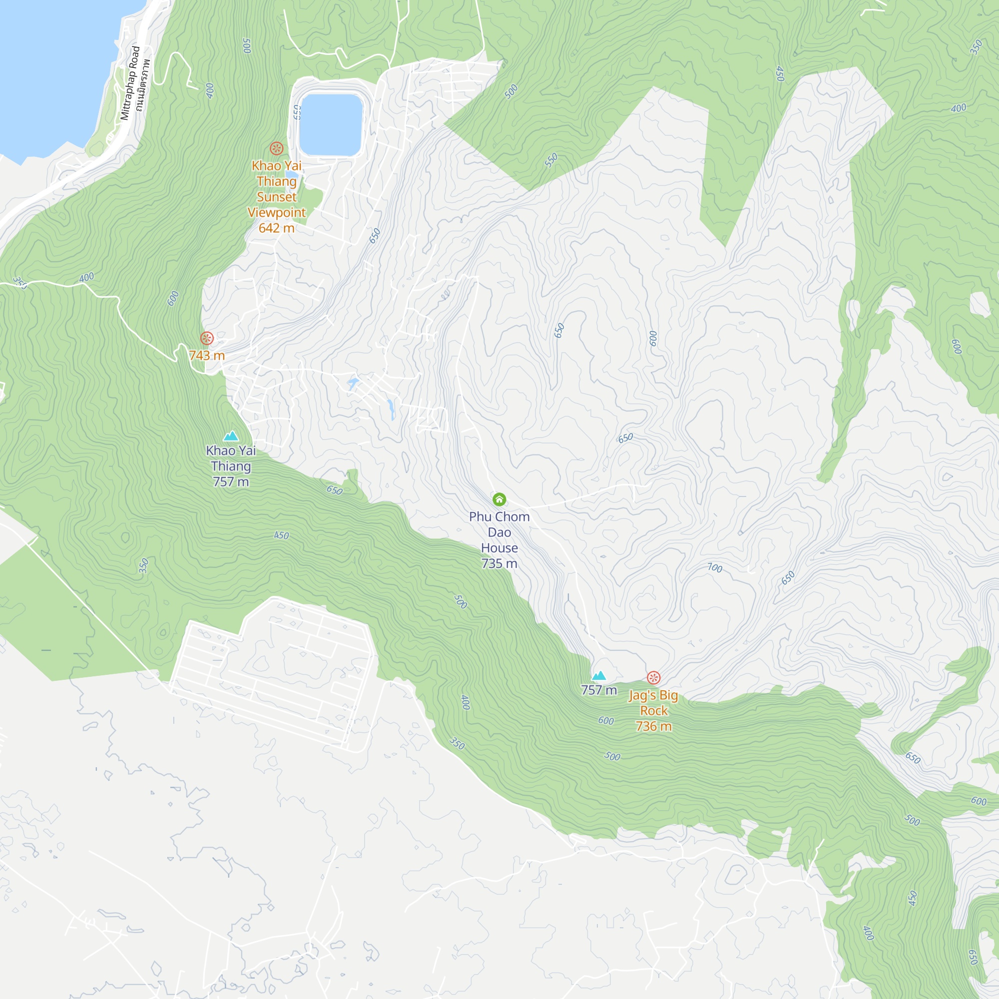 Phu Chom Dao House map