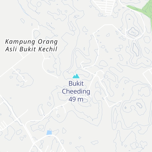 Map of Bukit Cheeding
