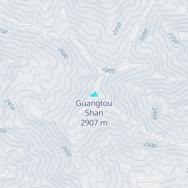 Map of Guangtou Shan