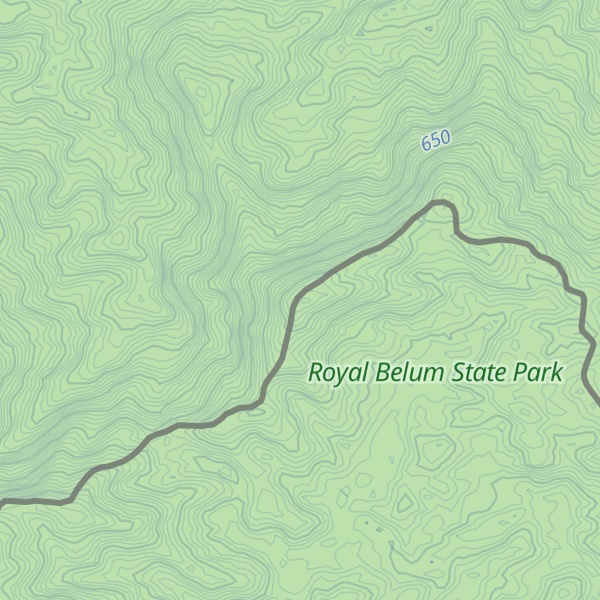 Map of Gunong Hulu Dakang