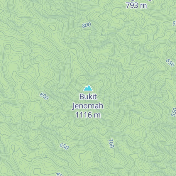 Map of Bukit Jenomah